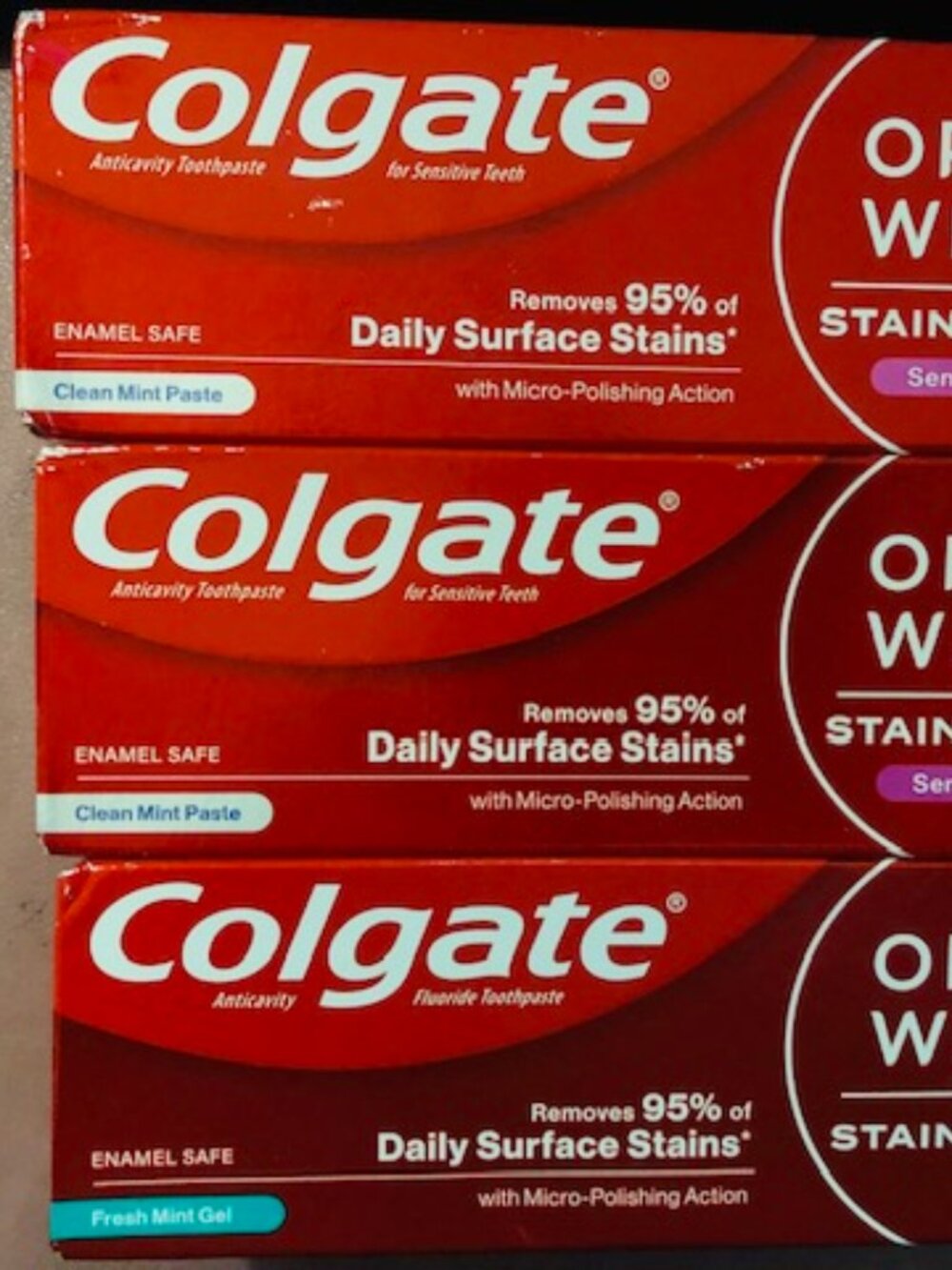 3 - Colgate Optic White Toothpaste Bundle